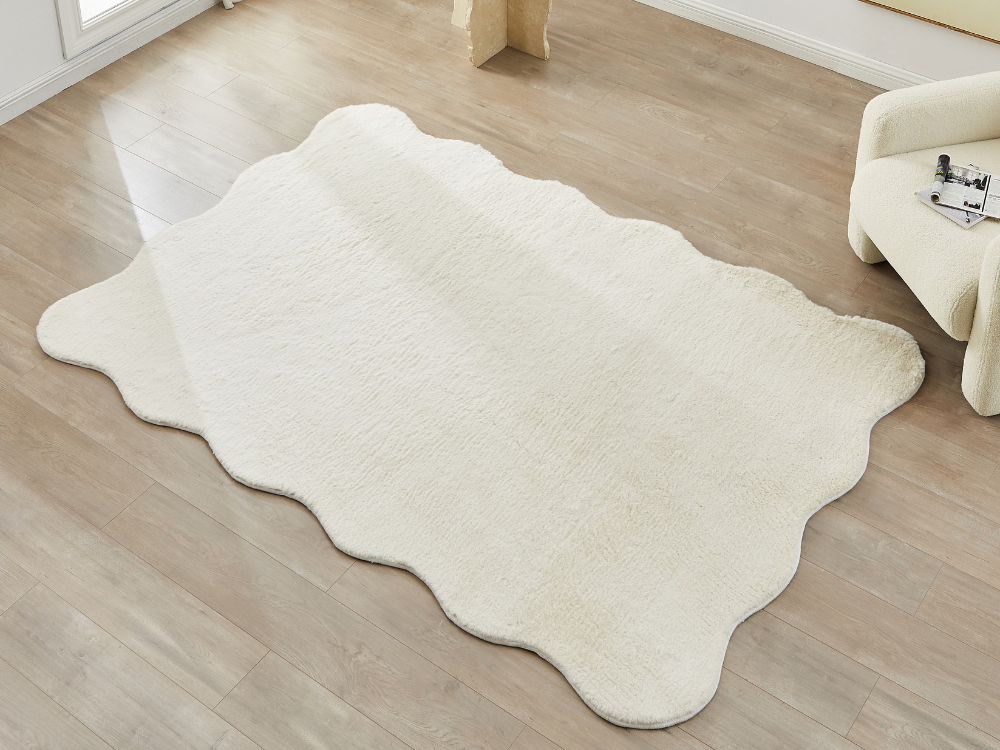 Jerome Wave-shaped Fluffy Rug
