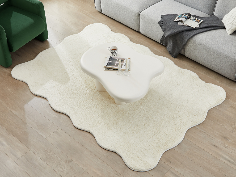 Jerome Wave-shaped Fluffy Rug