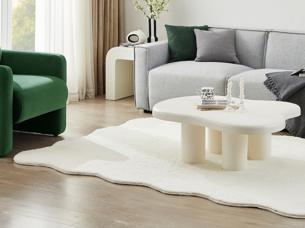 Jerome Wave-shaped Fluffy Rug