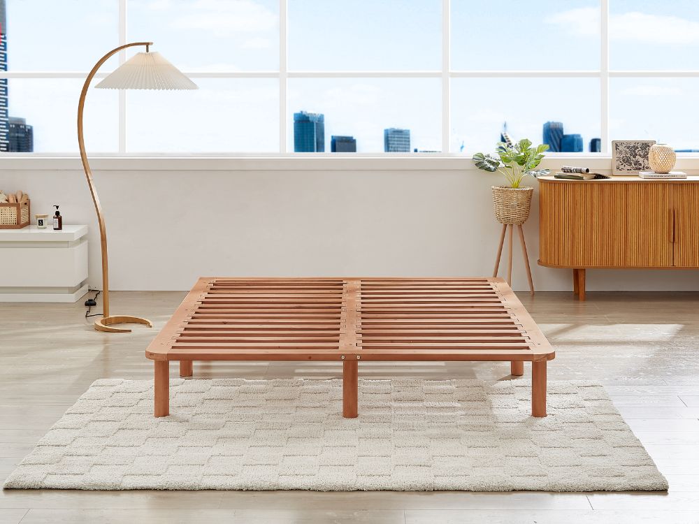 Cali Bed Base in Walnut