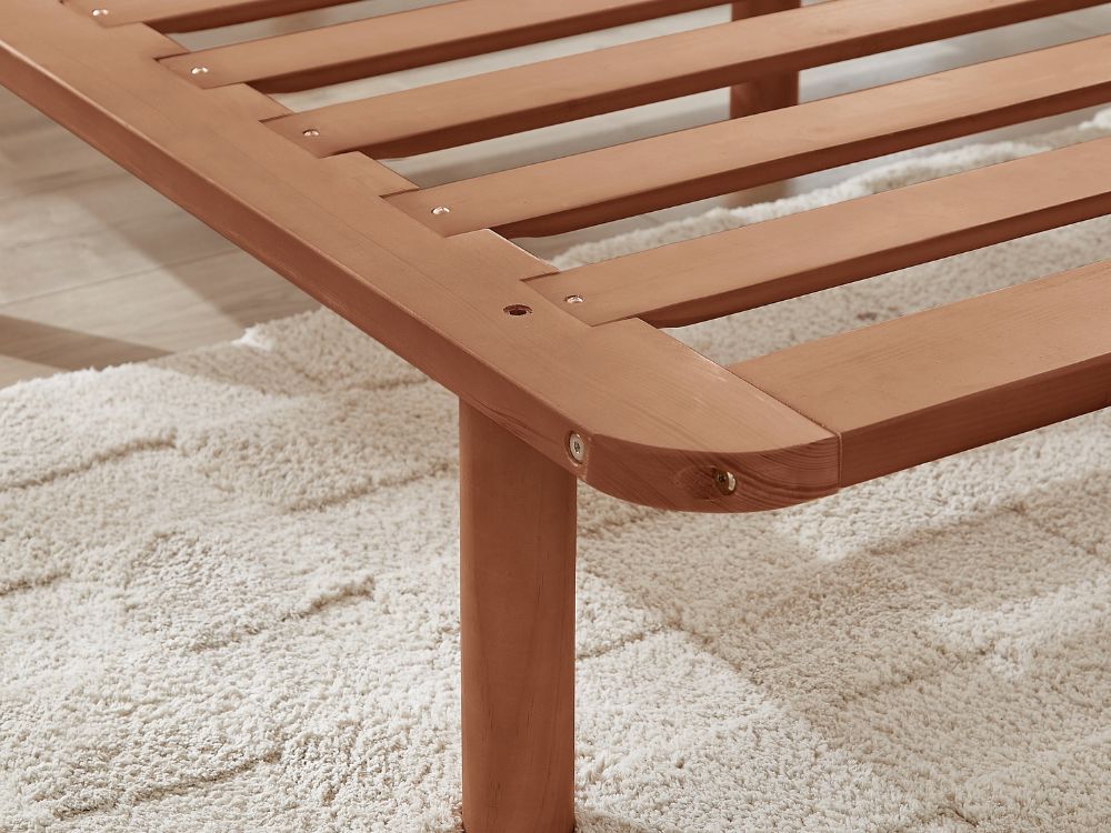Cali Bed Base in Walnut