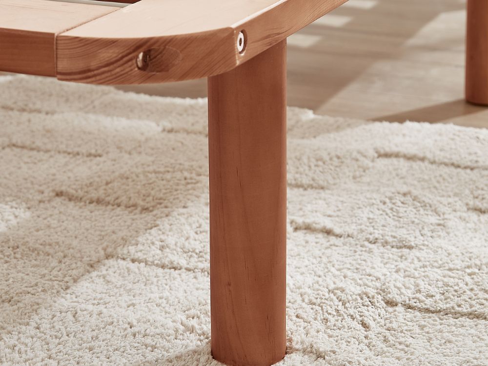 Cali Bed Base in Walnut