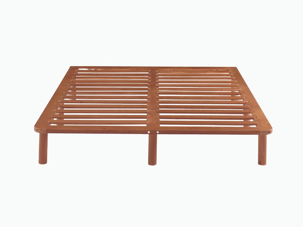 Cali Bed Base in Walnut