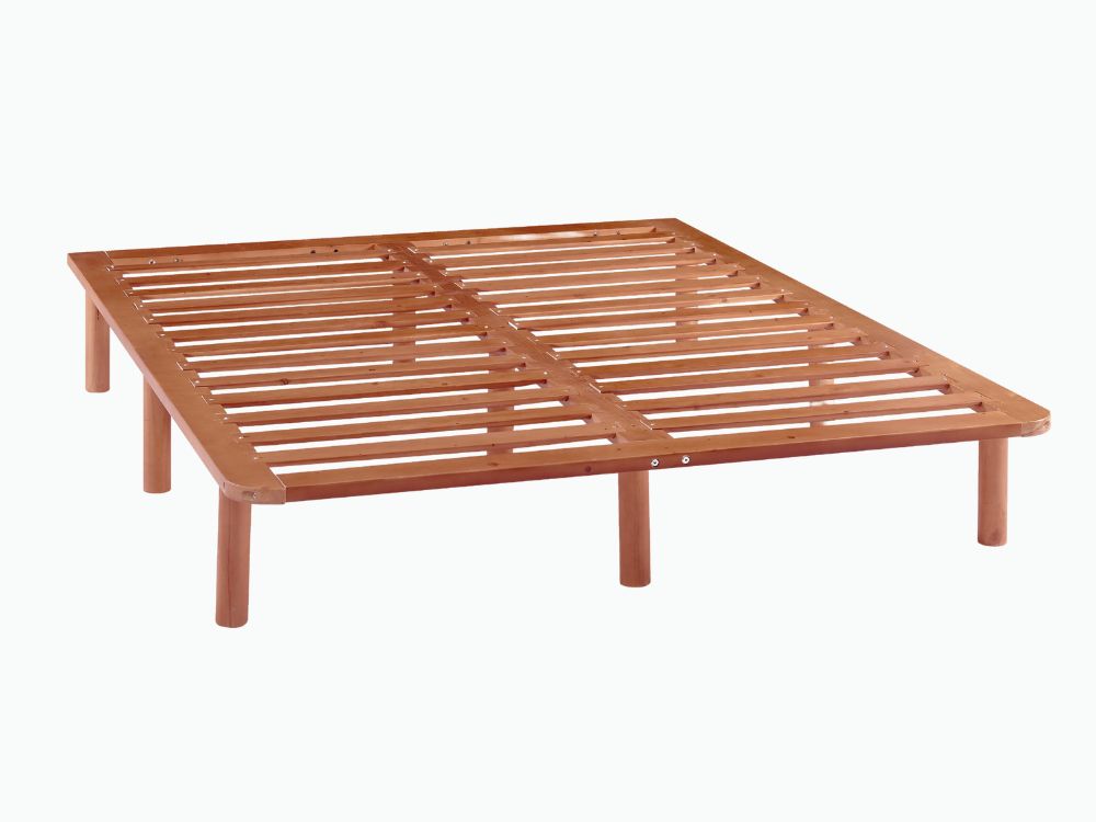 Cali Bed Base in Walnut