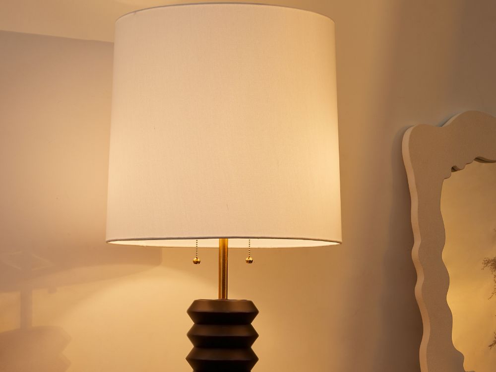 Yura Hand-Brushed Metal Floor Lamp