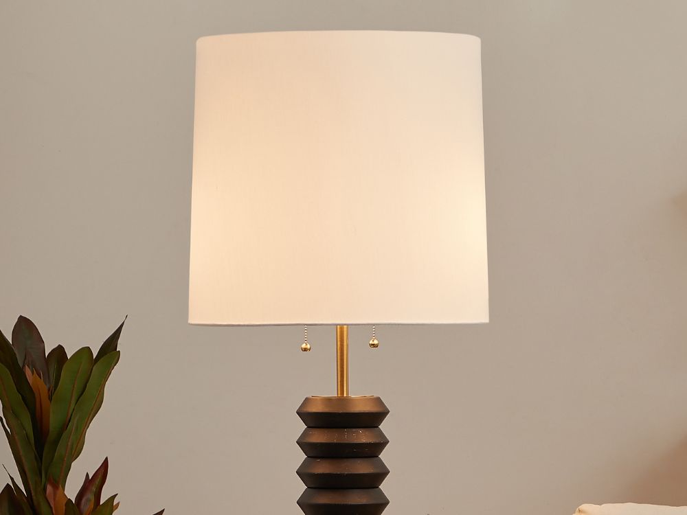 Yura Hand-Brushed Metal Floor Lamp