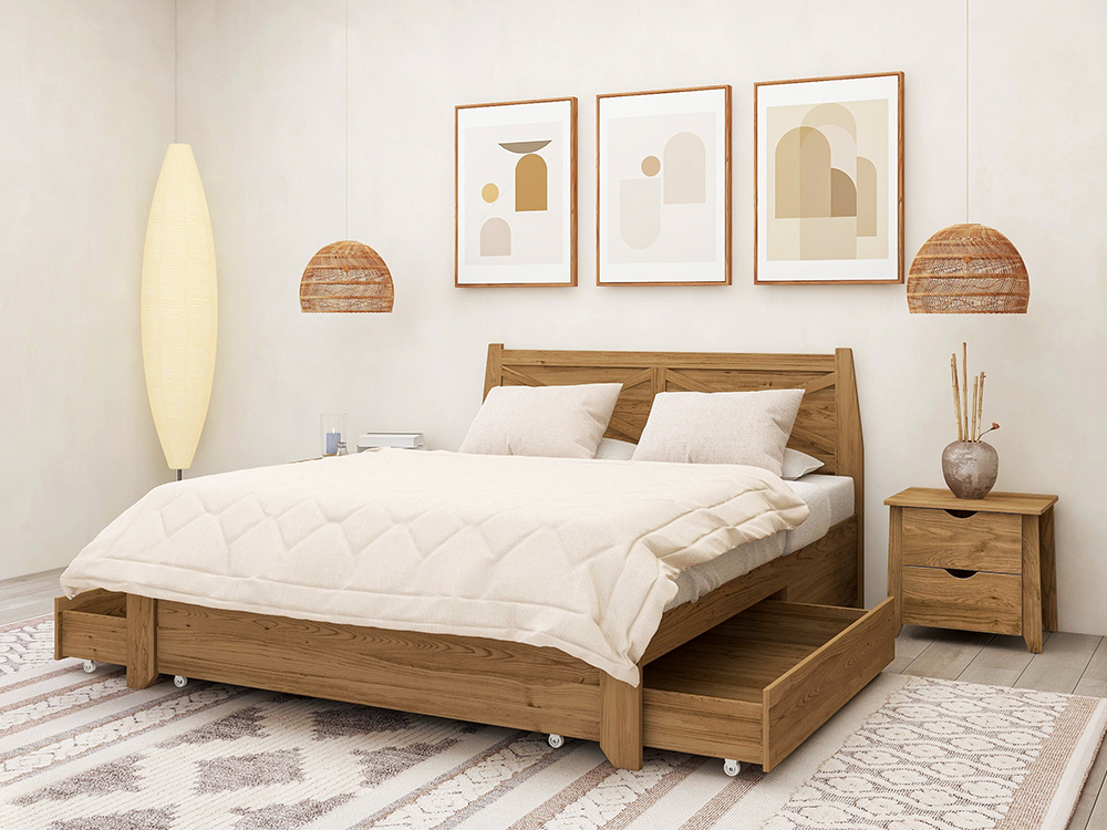 Mia Bed Frame with Drawers